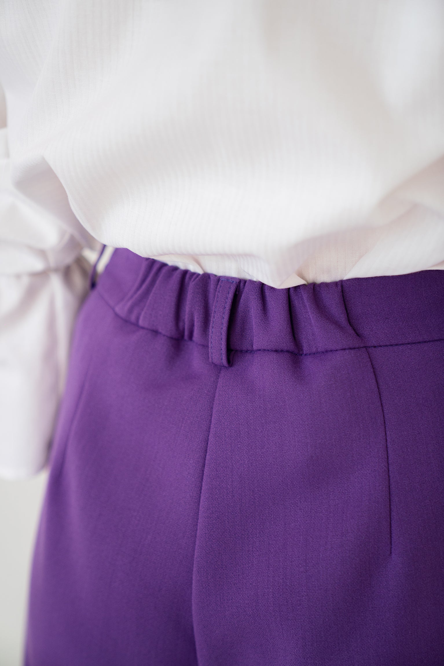Violetinės CLASSY kelnės