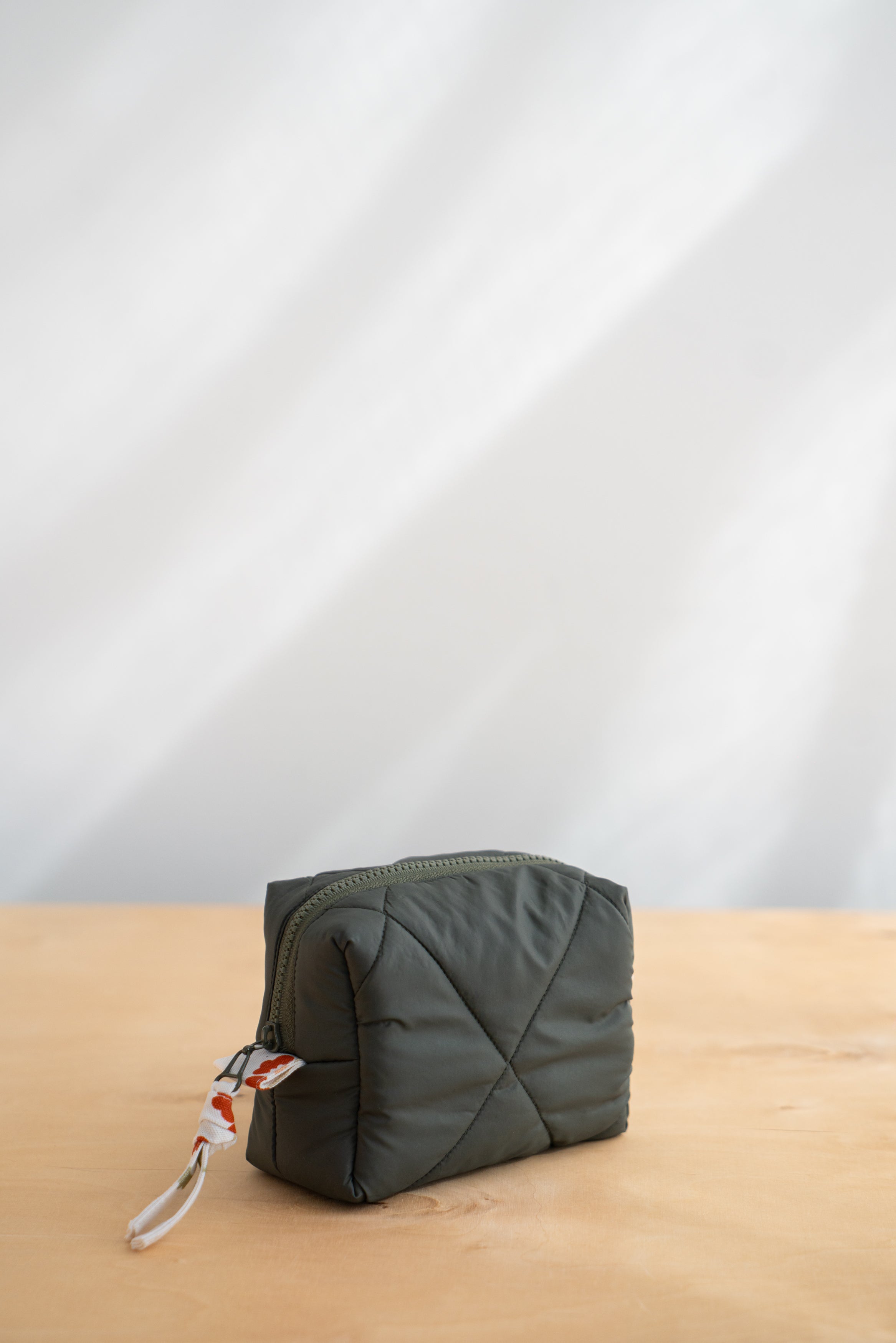 Forest boxy zipper pouch