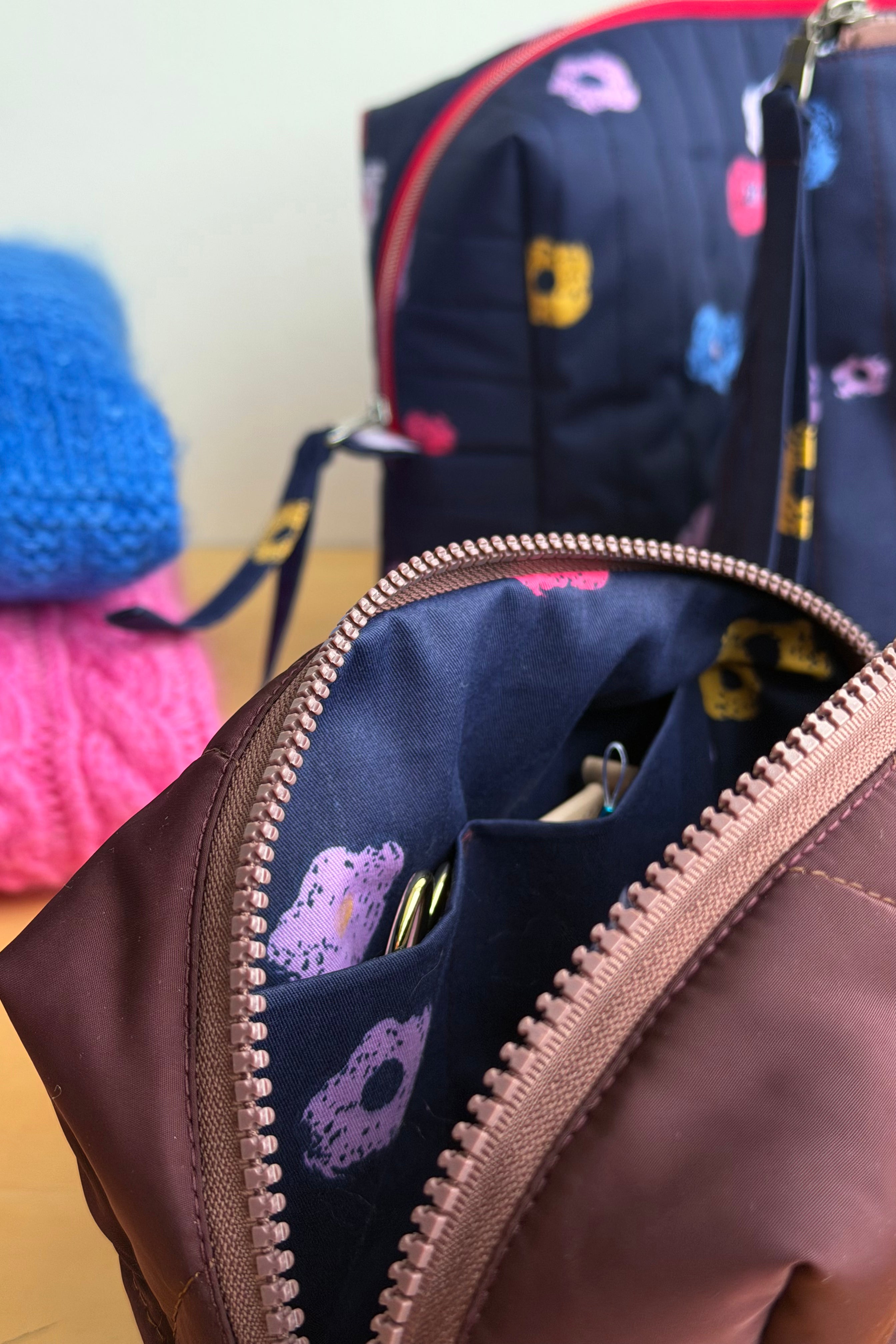 MILKY WAY boxy zipper pouch