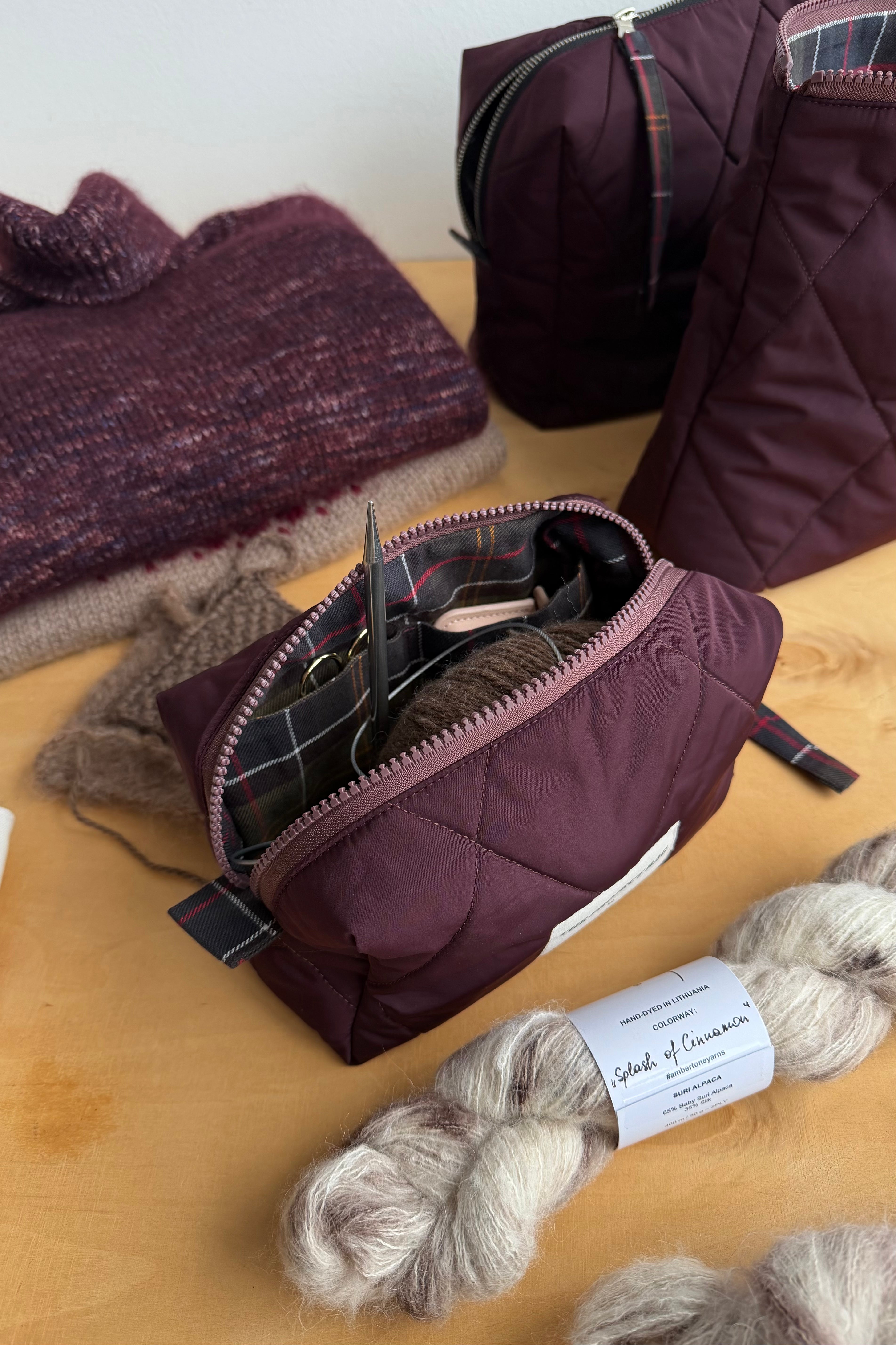 SCHOOL boxy zipper pouch