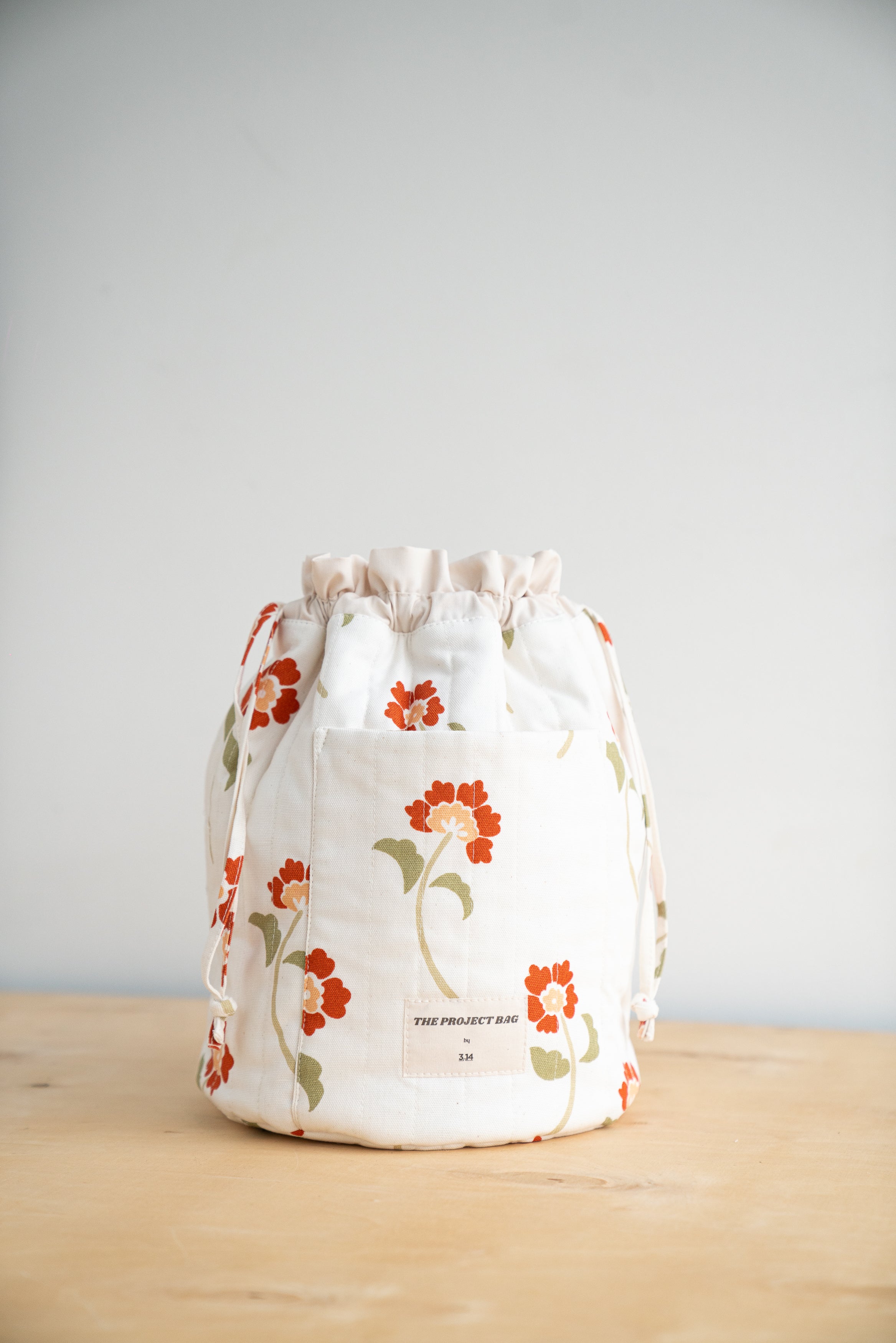 Vintage Flowers Midi Project Bag