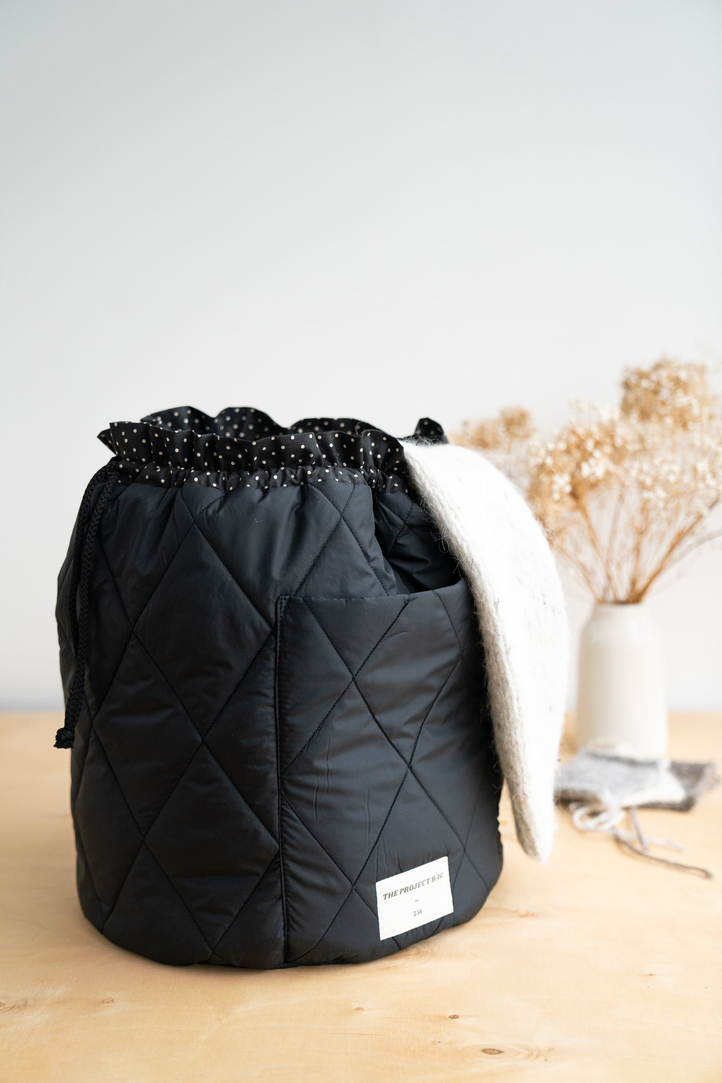 Black Maxi Project Bag